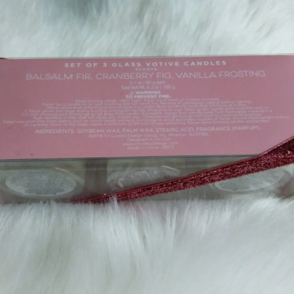 How Sweet Scented Candle Set Glass Votive